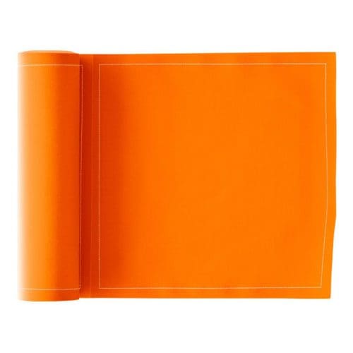 Orange Coton Serviettes de table 25 Unites