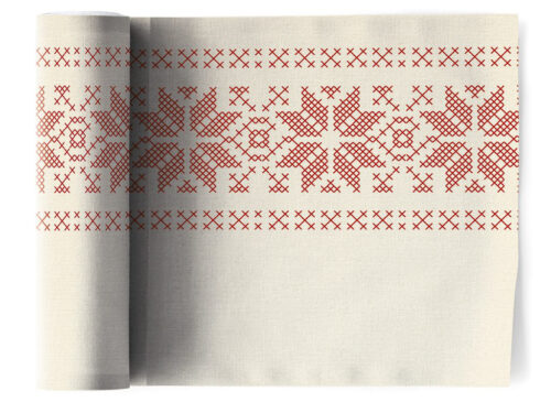 christmas jumper recycled cotton luncheon napkins
