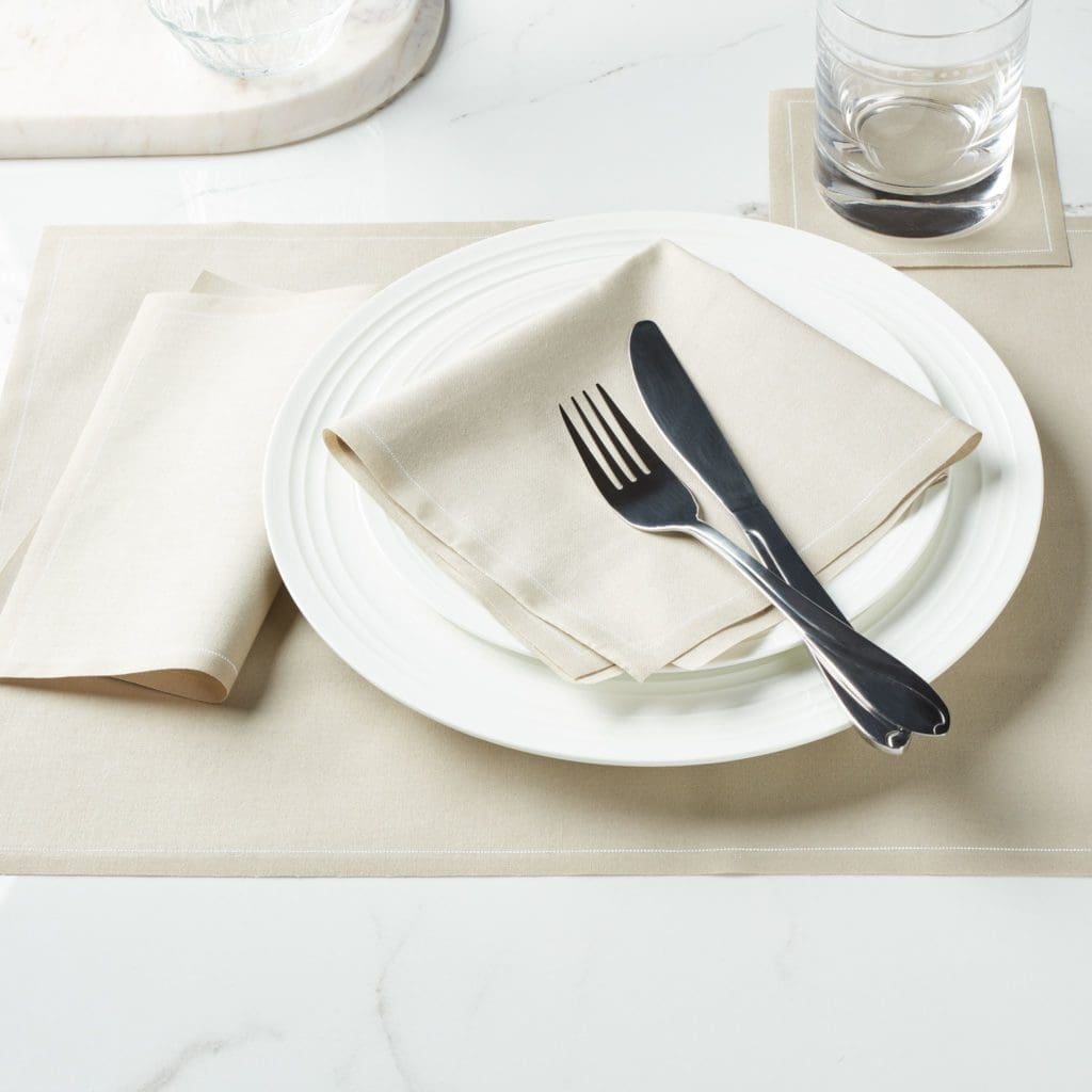 Sand Basics Collection Napkins Set - Eco-Friendly