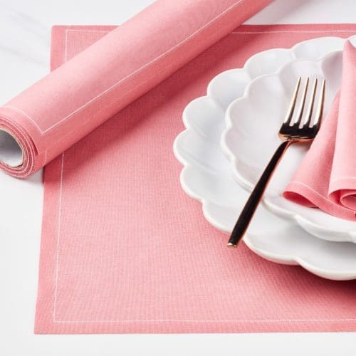 Dusty Pink Cotton Placemats 12 Units