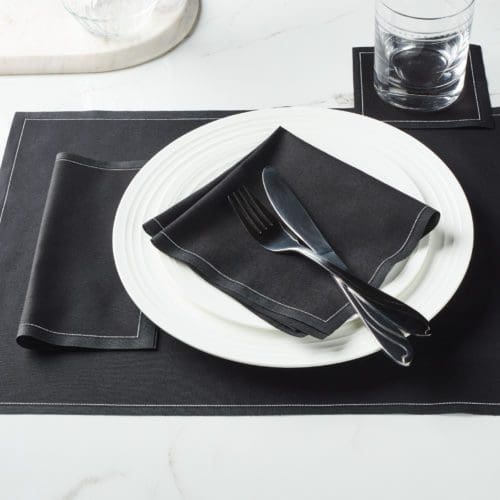 MY DRAP - Eucalypt Cotton Dinner Napkins 12 Units