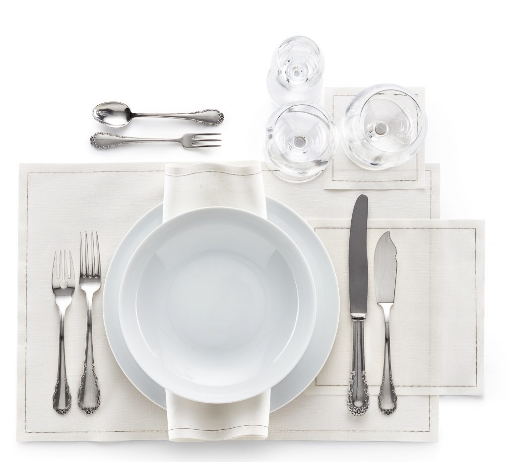 Cream Linen Luncheon Napkins 20 Units