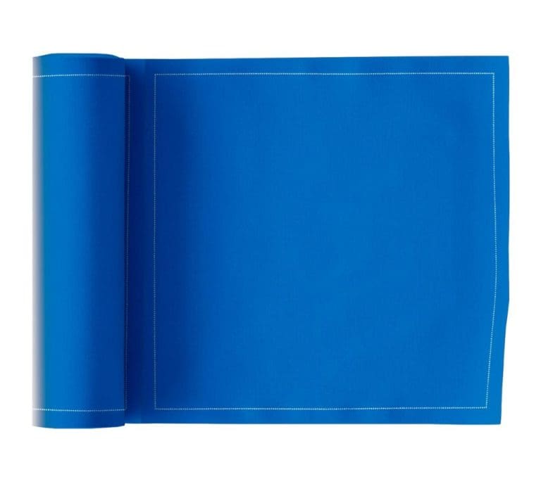 Royal Blue Coton Serviettes de table 12 Unites