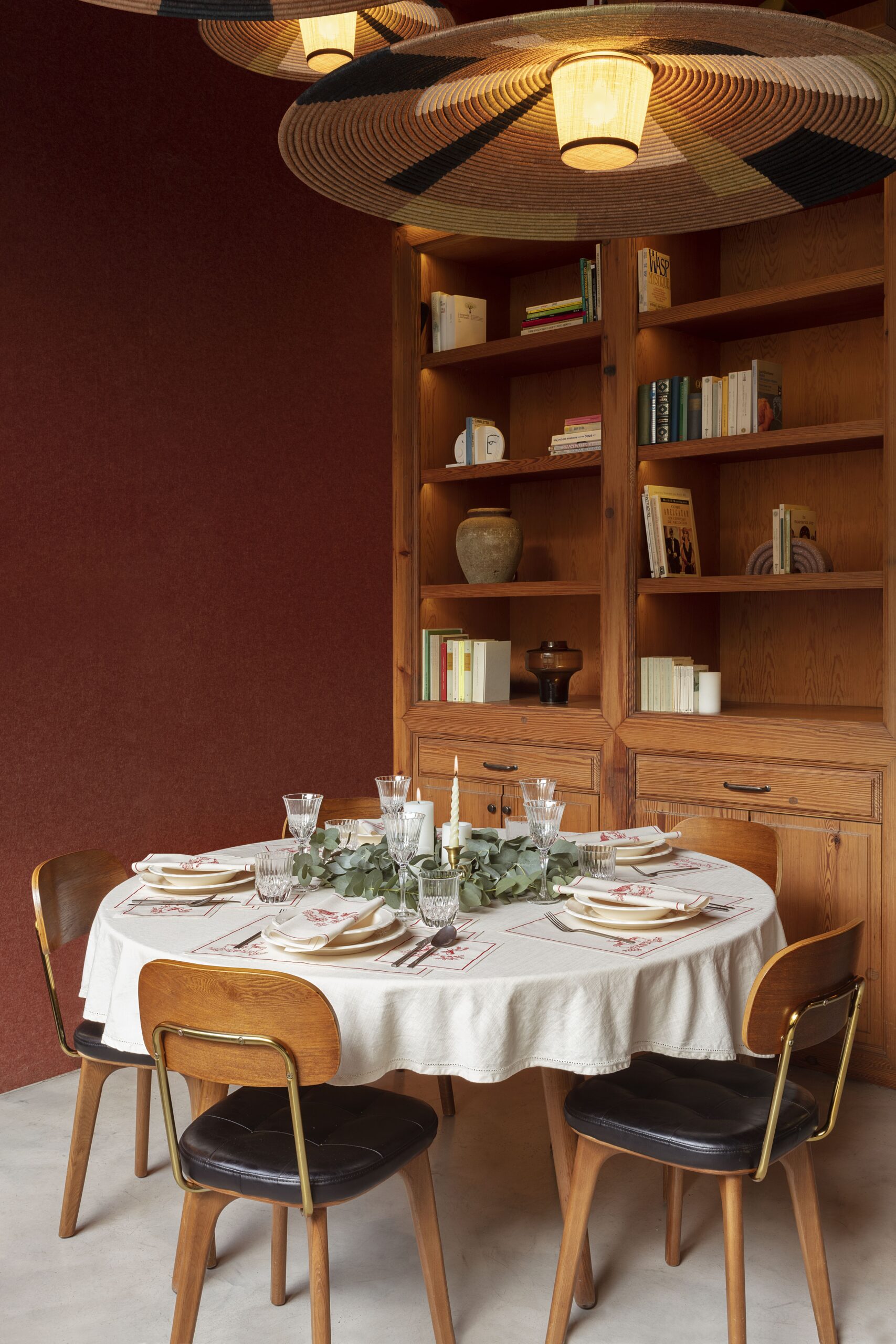 Ceramic Xmas Recycled Cotton Napkins