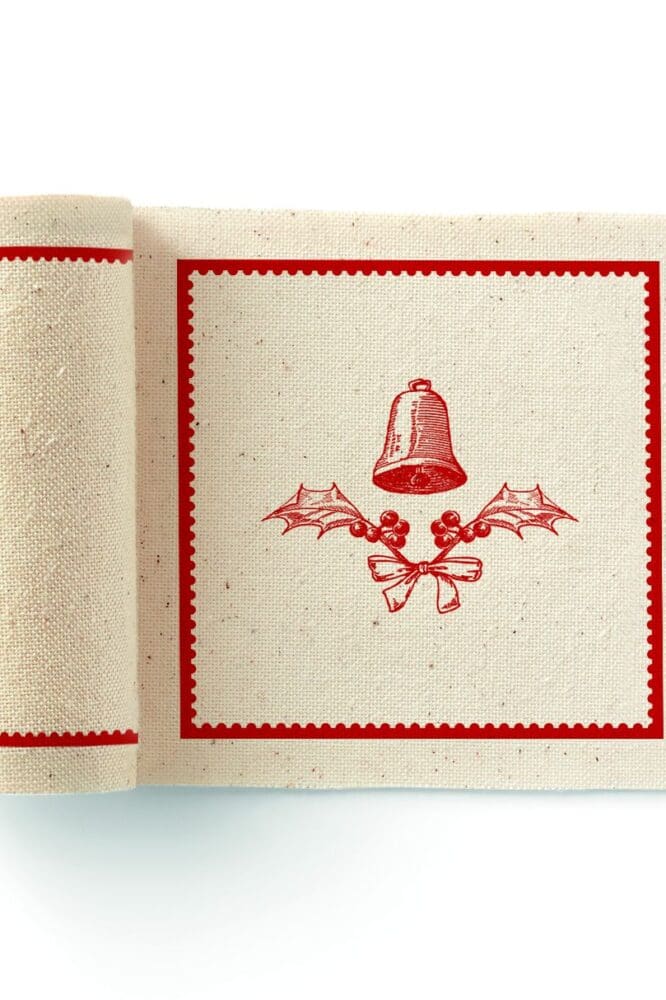 Ceramic Xmas Recycled Cotton Cocktail Napkins