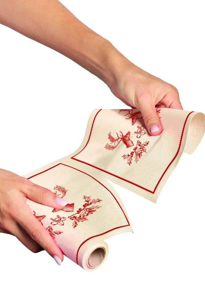 Ceramic Xmas Recycled Cotton Napkins