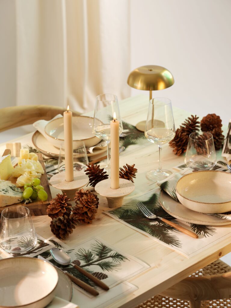 Pine Cone Recycled Cotton Luncheon Napkins