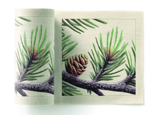Pine Cone Recycled Cotton Cocktail Napkins