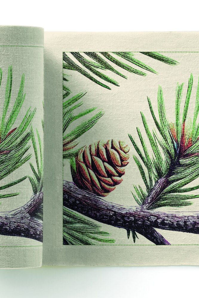 Pine Cone Recycled Cotton Cocktail Napkins