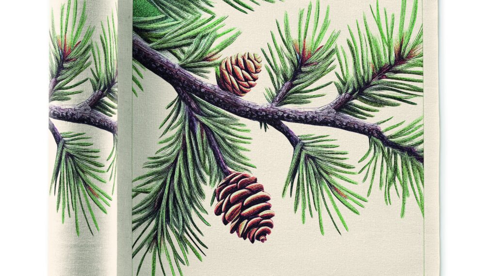 Pine Cone Recycled Cotton Luncheon Napkins