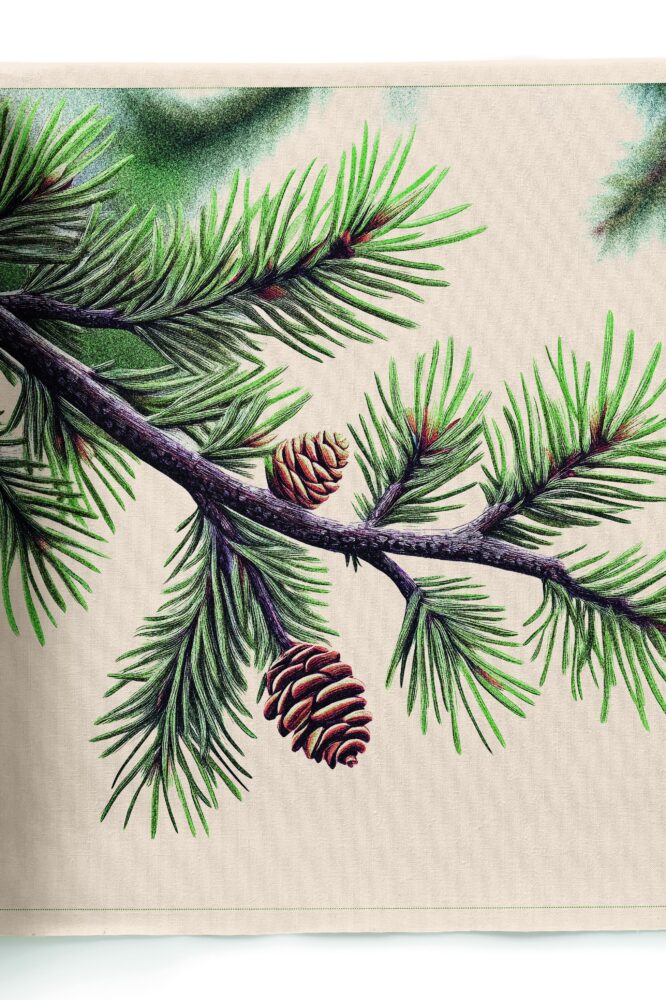 Pine Cone Recycled Cotton Dinner Napkins