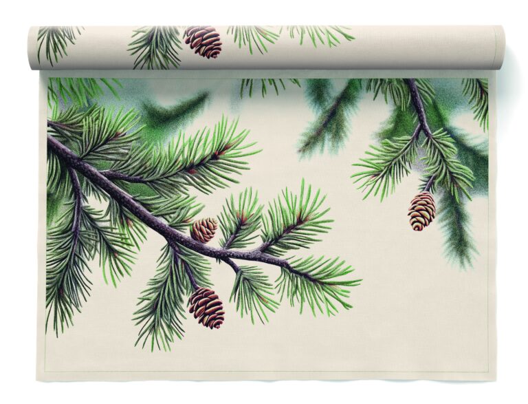 Pine Cone Recycled Cotton Placemats